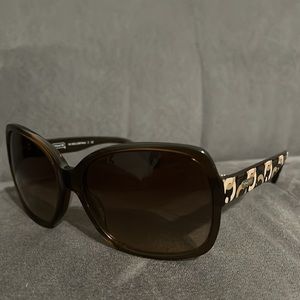 Coach sunglasses with case. Brown Pink Perri HC 8032 L908